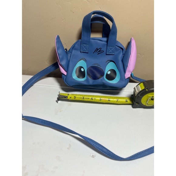 Disney Lilo & Stitch Mini Top Handle Crossbody Bag with Charm - Picture 1 of 4